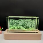 2D engraved-crystal-China Great Wall-01