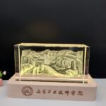 2D engraved-crystal-China Great Wall-03