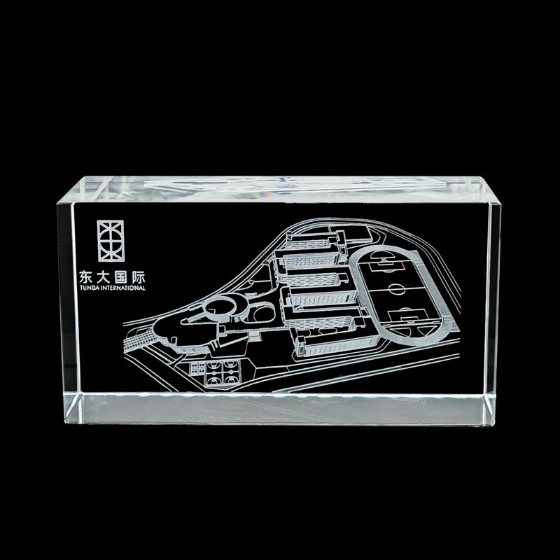 2d engraved crystal-Building floor plan drawing 01