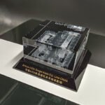 3D engraving crystal- AIRBUS 04
