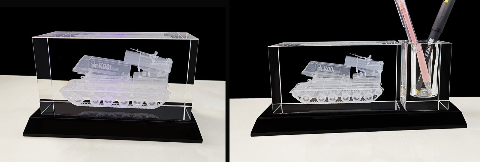 3D engraving crystal-panzer