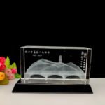 3d engraving crystal-Mountain scene-02