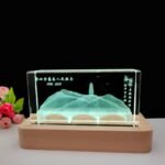 3d engraving crystal-Mountain scene-04