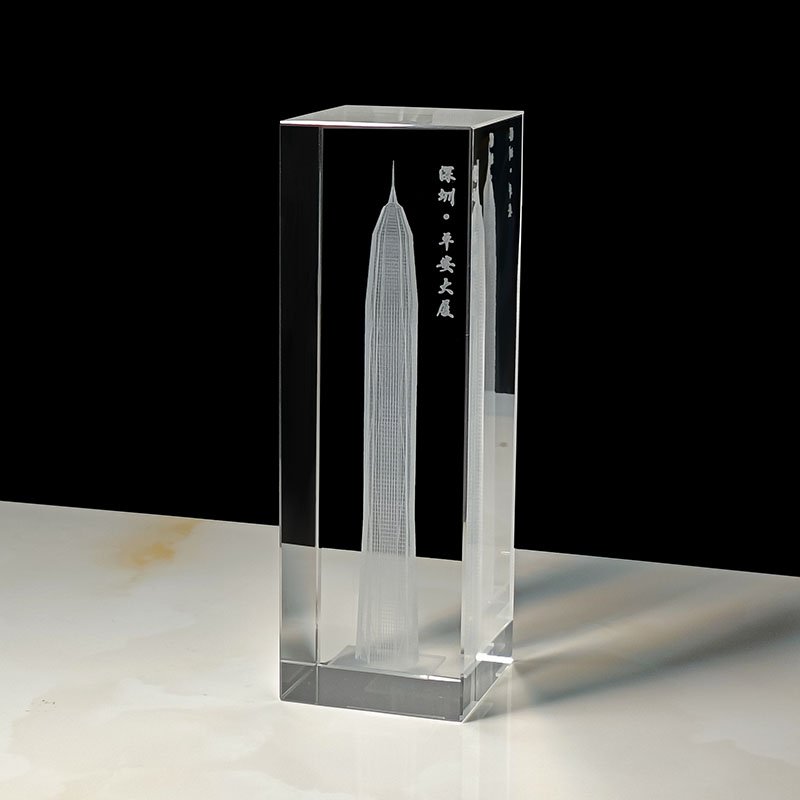 3d engraving crystal-Shenzhen Building-01
